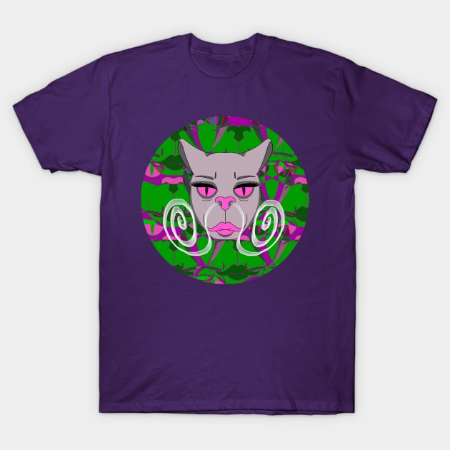 Smokin’ Kitty T-Shirt by Atomic Lunchbox